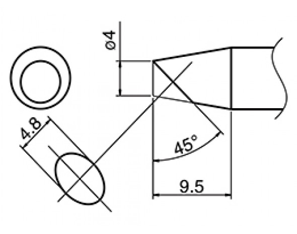 Наконечник T33-SSBC4 для станции FX-801