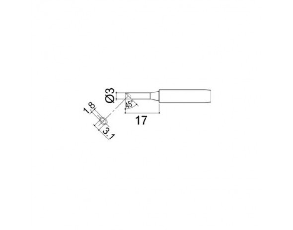 Наконечник Hakko 900M-T-3CM