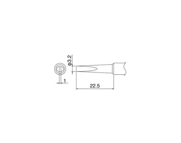 Наконечник Hakko T18-DL32