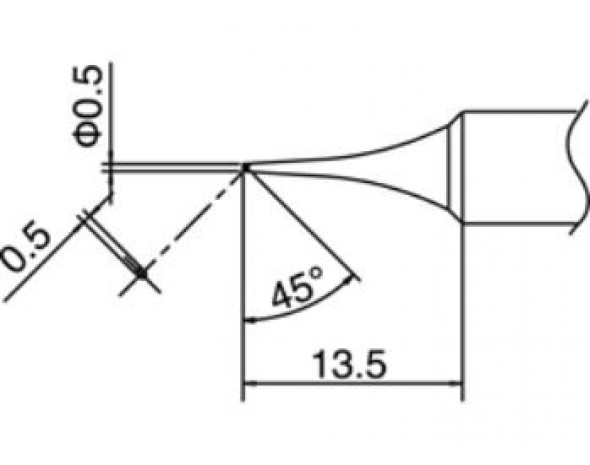 Наконечник Hakko T18-C05