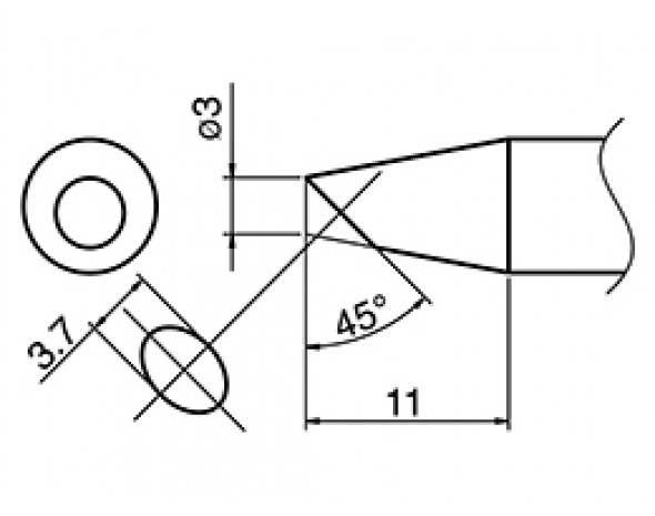 Наконечник T33-SSBC3 для станции FX-801