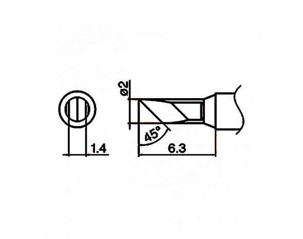 Наконечник Hakko T35-03KU