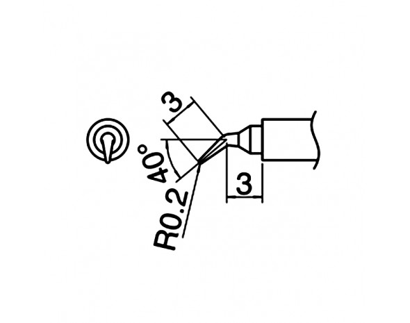 Наконечник Hakko T30-J