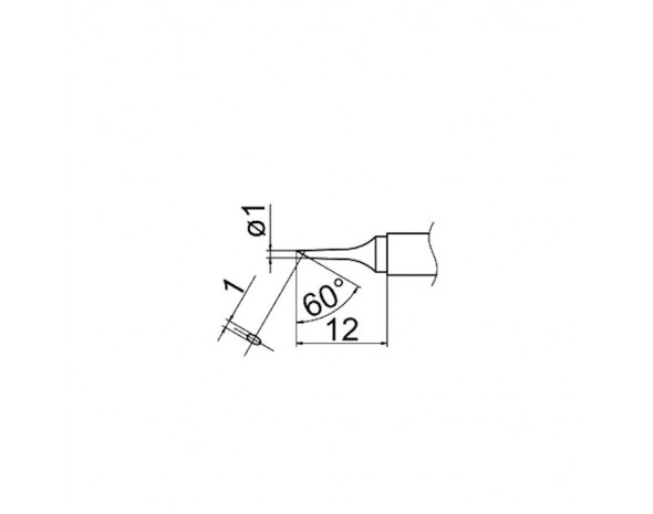 Наконечник Hakko T12-C1