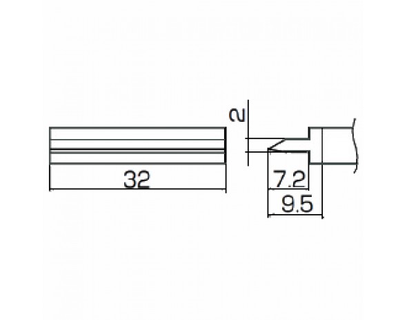 Наконечник Hakko T12-1405 Spatula