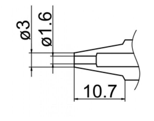 Наконечник Hakko N1-16