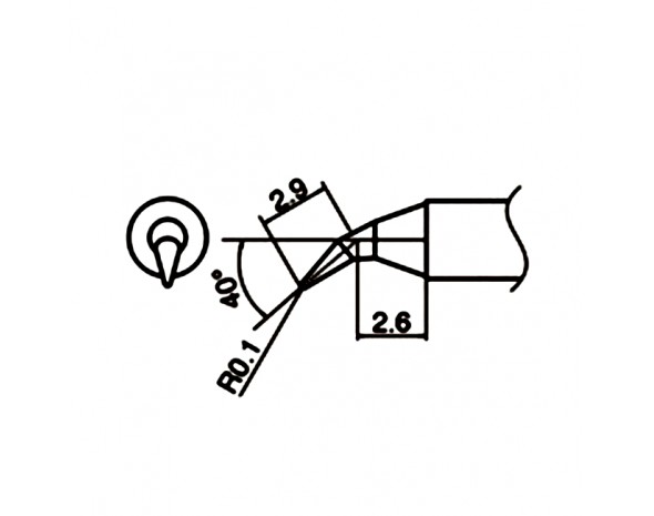 Наконечник Hakko T35-02J