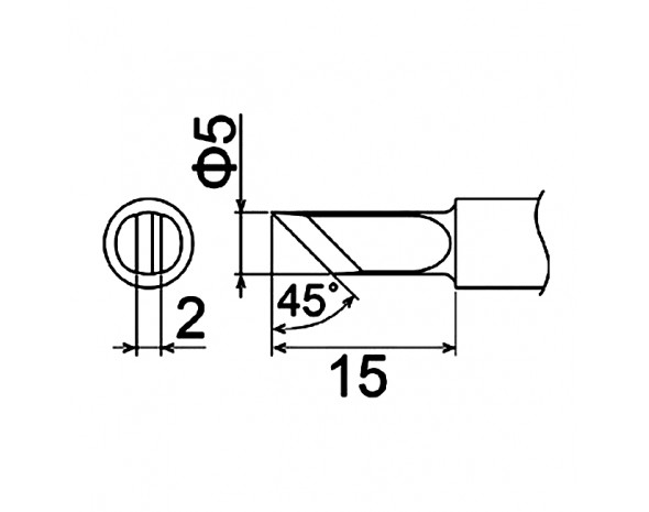 Наконечник Hakko T22-K