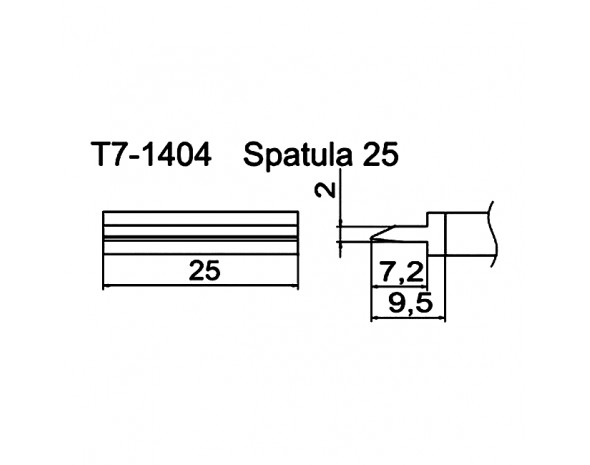 Наконечник Hakko T7-1404