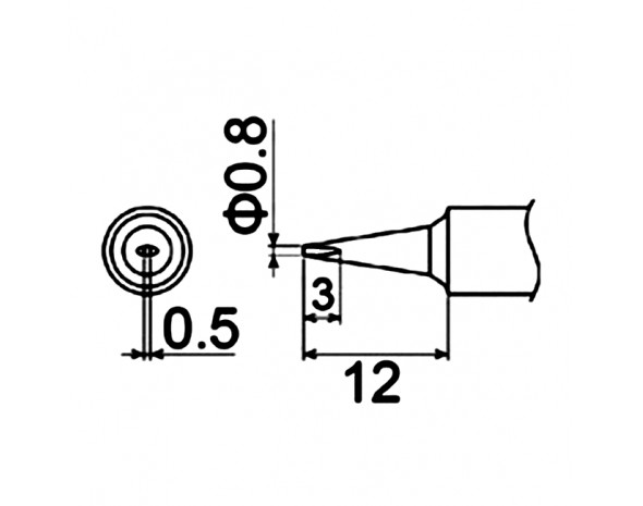 Наконечник Hakko T22-D08