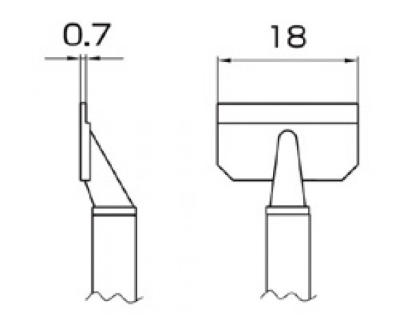 Наконечник Hakko T8-1012 SOP