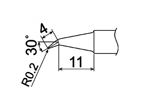 Наконечник Hakko T22-J02
