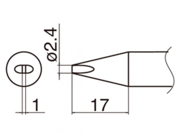 Наконечник Hakko T33-D24