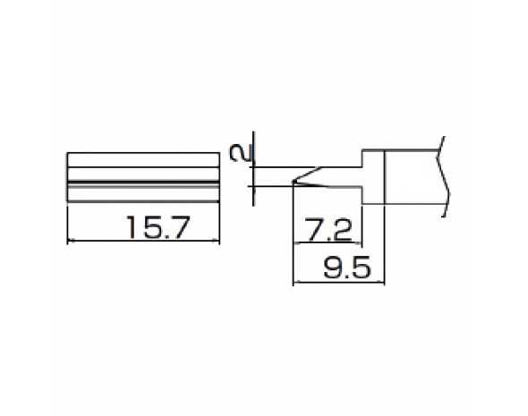 Наконечник Hakko T12-1402 Spatula