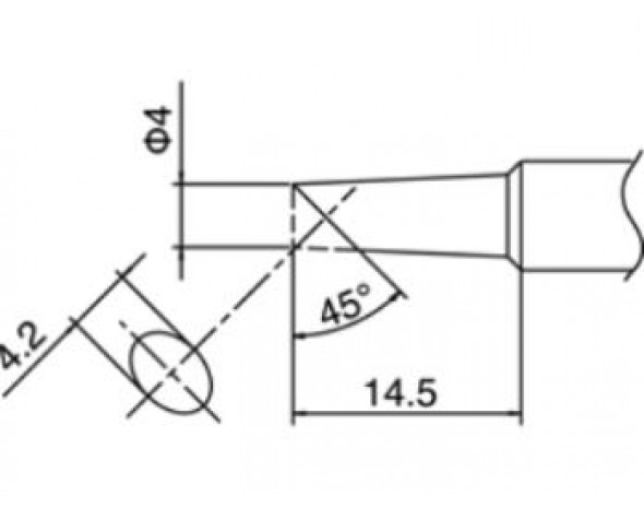 Наконечник Hakko T18-C4