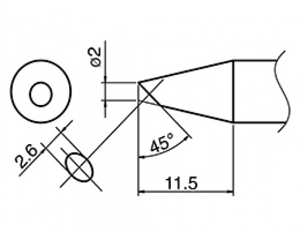 Наконечник T33-SSBC2 для станции FX-801