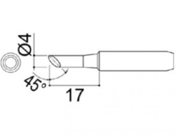 Наконечник Hakko 900M-T-4CF