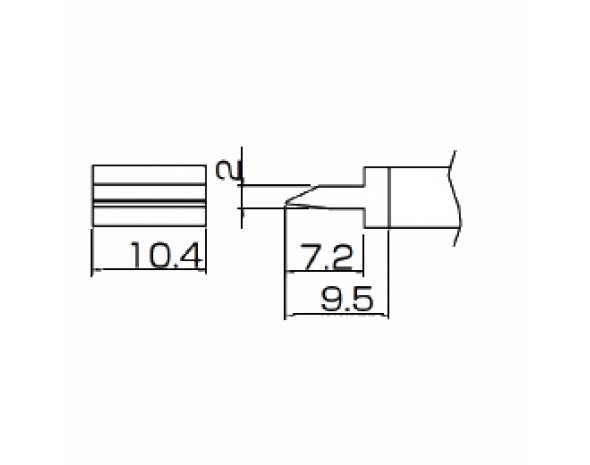 Наконечник Hakko T12-1401 Spatula