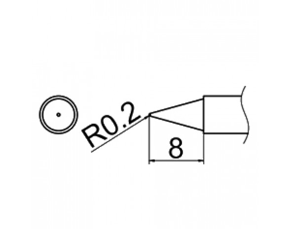 Наконечник Hakko T12-BZ