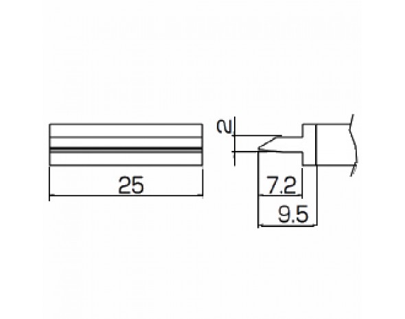 Наконечник Hakko T12-1404 Spatula