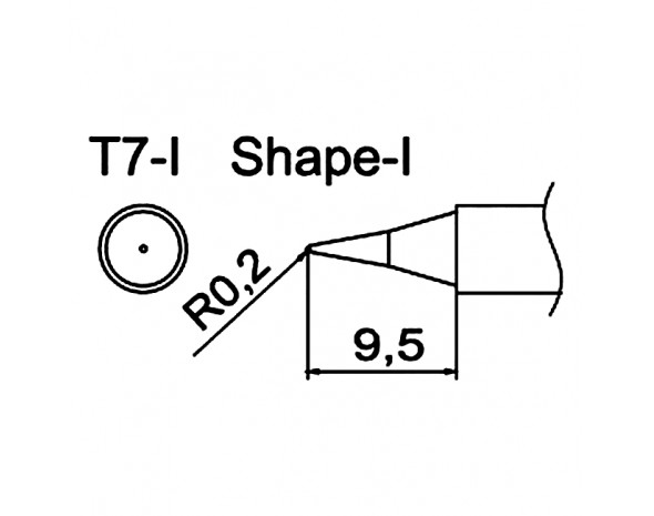 Наконечник Hakko T7-I