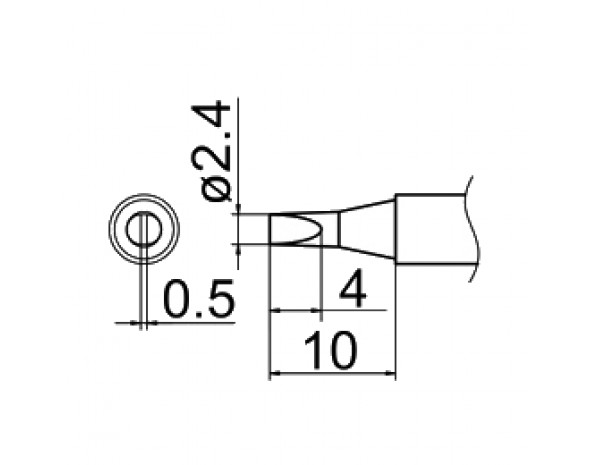 Наконечник Hakko T12-D24