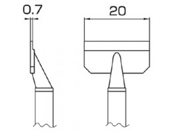 Наконечник Hakko T8-1010 SOP