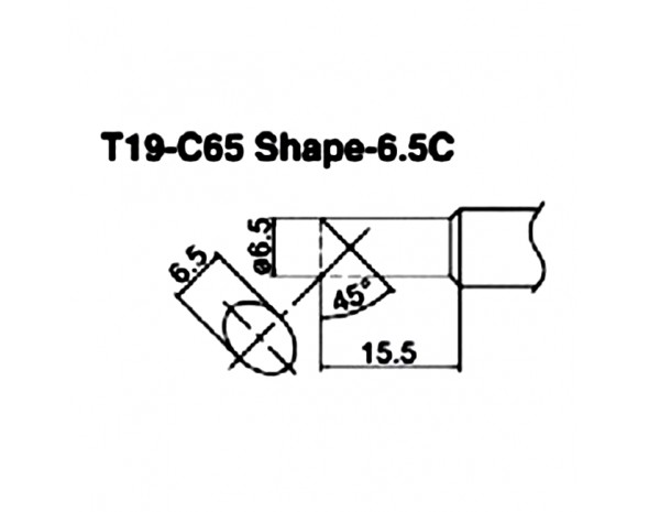 Наконечник Hakko T19-C65