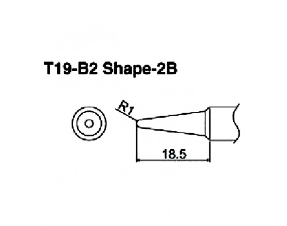 Наконечник Hakko T19-B2