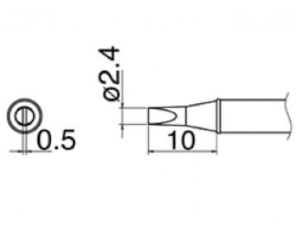 Наконечник Hakko T31-01D24