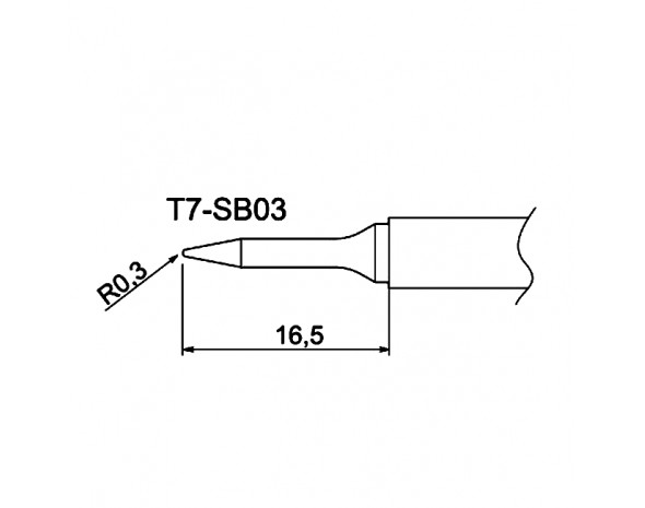 Наконечник Hakko T7-SB03