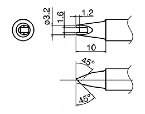 Наконечник T33-SS1611 для станции FX-801