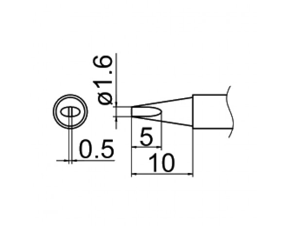 Наконечник Hakko T12-D16Z