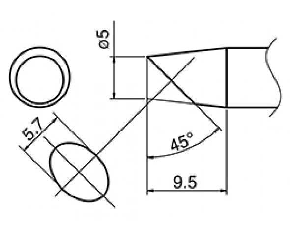 Наконечник T33-SSBC5 для станции FX-801