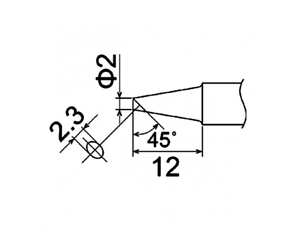 Наконечник Hakko T22-BC2