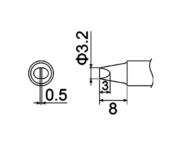 Наконечник Hakko T22-D32