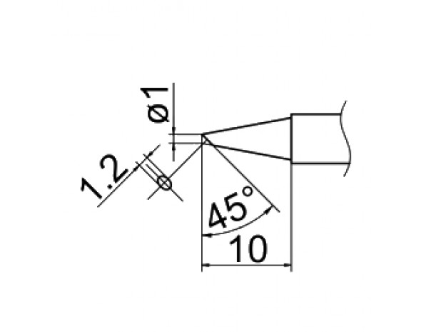 Наконечник Hakko T12-BCF1Z