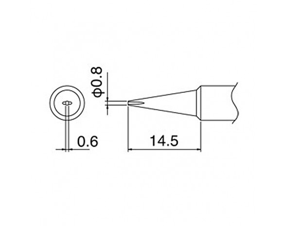 Наконечник Hakko T18-D08