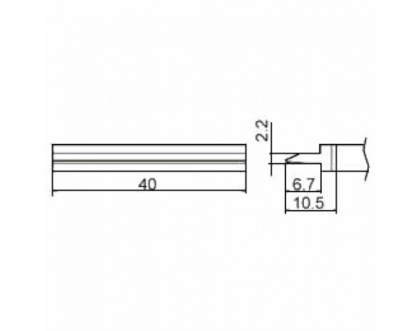 Наконечник Hakko T12-1406 Spatula