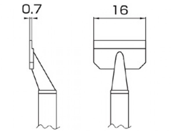 Наконечник Hakko T8-1009 SOP