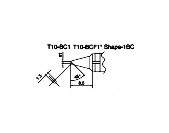 Наконечник Hakko T10-BC1