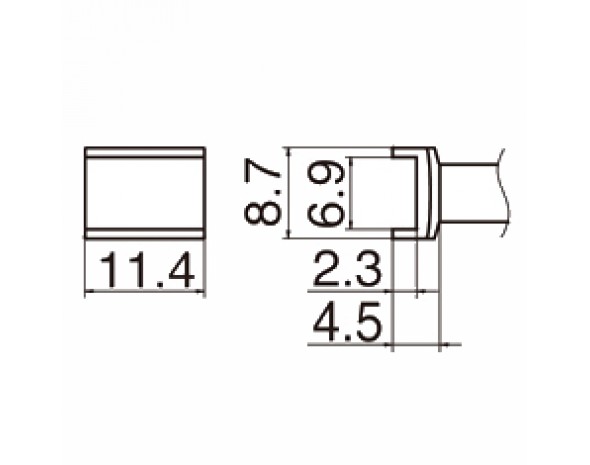 Наконечник Hakko T12-1006 Tunnel