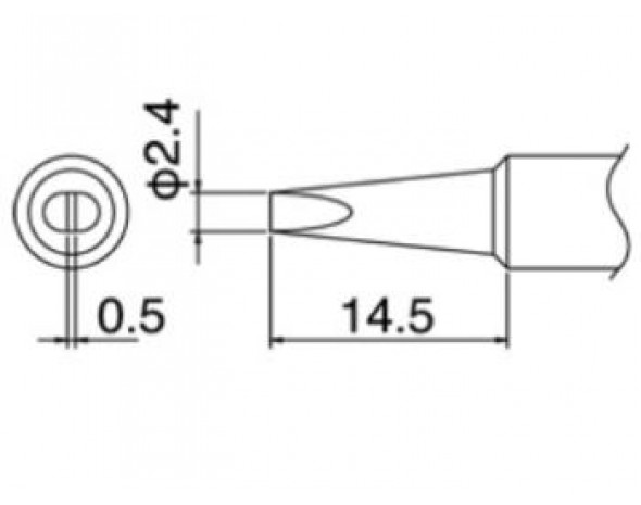 Наконечник Hakko T18-D24