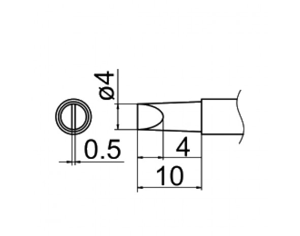 Наконечник Hakko T12-D4Z