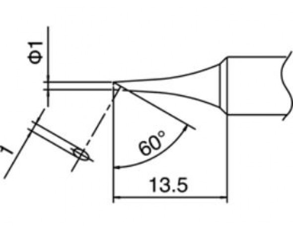 Наконечник Hakko T18-CF1