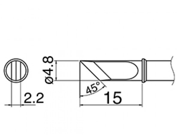 Наконечник Hakko T31-02KU