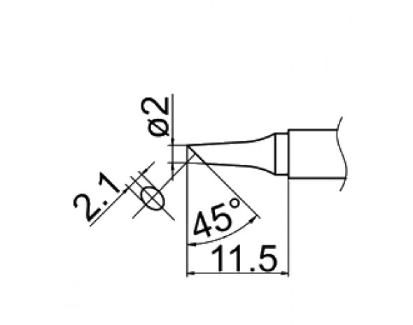 Наконечник Hakko T12-BC2