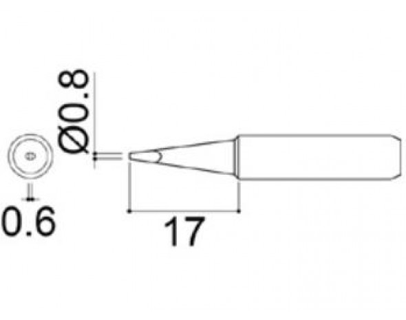 Наконечник Hakko 900M-T-0.8D