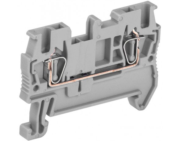 IEK Клемма пружинная КПИ 2в-1,5 17,5А серый