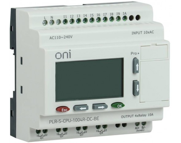 IEK ONI Логическое реле PLR-S. CPU1004(R) 24В DC с экраном